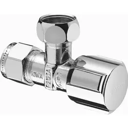 Schell hoekregelkraan 12mm knel x 3/8" Tijdelijk Beschikbaar