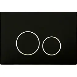 Rechtstreeks Van De Fabrikant Dynamic Way bedieningsplaat Circle mat zwart