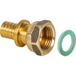 Gecertificeerd Rehau Rautitan LX schuif schroefkoppeling 1/2"x16mm