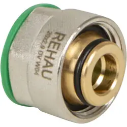 Seizoensaanbieding Rehau Rautitan Stabil schuif knelkoppeling euroconus 3/4"x20mm