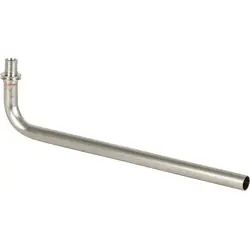 Betaalbaar Rehau Rautitan schuif kniekoppeling radiator 15x16mm 250mm RVS