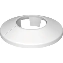 Flamco Rozet RV 1/2"-22 wit Op = Op