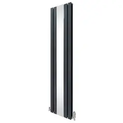 Speciale Aanbieding Platte spiegel radiatoren met TRV chroom kleppen 1800x425mm 1761W