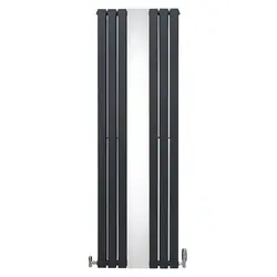 Rechtstreeks Van De Fabrikant Platte spiegel radiatoren met TRV chroom kleppen 1800x565mm 1761W