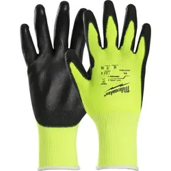 Lage Prijs Milwaukee werkhandschoenen Hi-vis 12 paar 10/XL