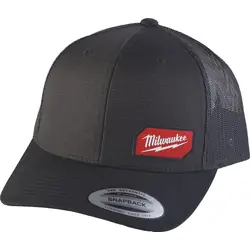 Milwaukee snapback trucker cap Zwart Bestel Nu