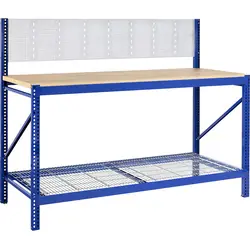 INDUSTRIAL WORK Werkbank 140/100x190x60cm verzinkt Op = Op
