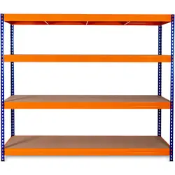 Lage Prijs AVASCO Opbergrek Robus 400 180x180x60cm blauw/oranje