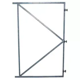 Stalen poortframe met 3 ophangpunten verzinkt 130x155cm Actieprijs