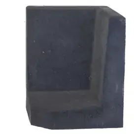 L-Hoeksteen Zwart 50x40x40cm Premium
