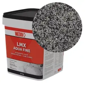Wedox voegmiddel LMX Aqua Fine 15kg steengrijs Finale Uitverkoop
