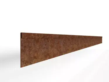 Kantopsluiting corten 10x300cm geplet Meest Verkocht