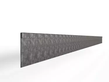 Flitsaanbieding Kantopsluiting verzinkt 10x300cm geplet
