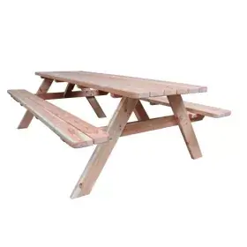 Picknicktafel Wout Douglas blank bladmaat 74x240cm Dagaanbieding