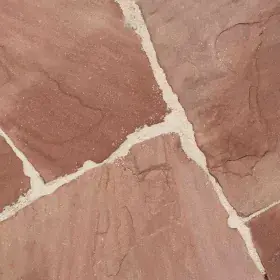 Express Levering Weser flagstones (Duitsland) rood