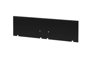 Korting Kantopsluiting geplet 300x28cm Zwart