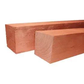 Douglas fijnbezaagde paal 15x15x600 cm, onbehandeld Merkproduct