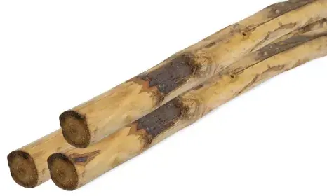Bestseller Ronde boompaal kastanjehout geschild, Ø 10/12x180 cm