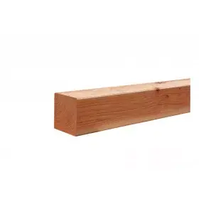 Veilige Betaling Douglas geschaafde paal 12x12x500 cm, onbehandeld