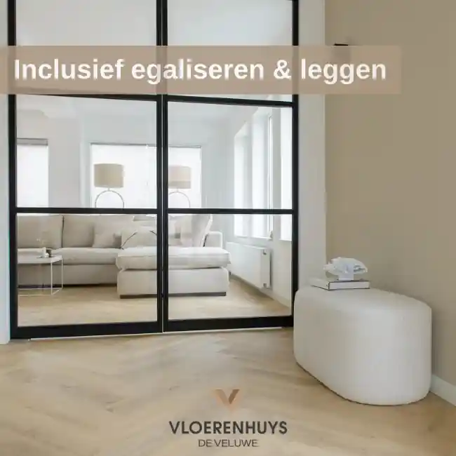 Palazzo visgraat XL 72 inclusief leggen Koopje