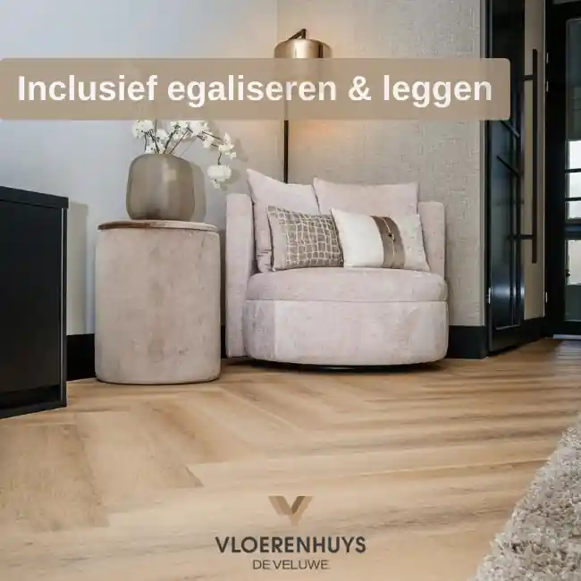 Palazzo visgraat XL 75 inclusief leggen Fabrieksprijs