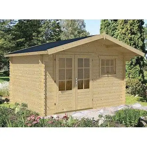 Gereduceerde Prijs Blokhut Ingmar 380 x 290 + 80 cm