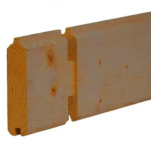 Blokhut Emma 302 x 302 cm bruin geïmpregneerd Hete Deal