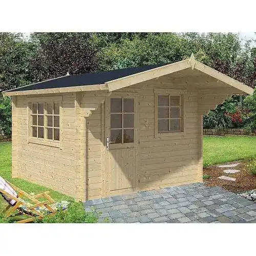 Koop Vandaag Blokhut Riho 320 x 320 + 120 cm