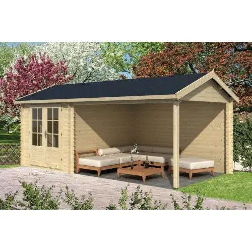 Merkproduct Blokhut Ove 250 + 340 x 300 cm