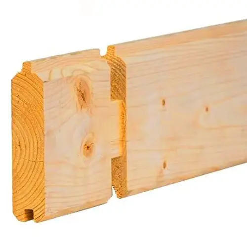 Blokhut Sören 380 x 380 + 150 cm honinggeel geïmpregneerd Exclusieve Aanbieding