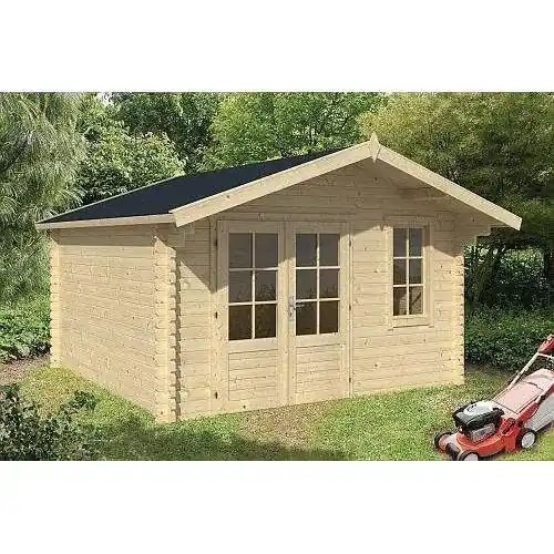 Blokhut Ulrik 380 x 380 + 70 cm Lage Prijs