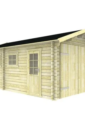 Shop Nu Blokhut 3755S Garage zadeldak Interflex 550 x 375 cm