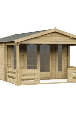 Beste Prijs Blokhut 3838L Interflex 380 x 380 + 200 cm