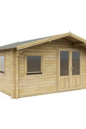 Populair Blokhut 4x4 Complete Interflex 400 x 400 + 90 cm