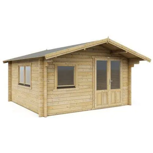 Populair Blokhut 4x4 Complete Interflex 400 x 400 + 90 cm