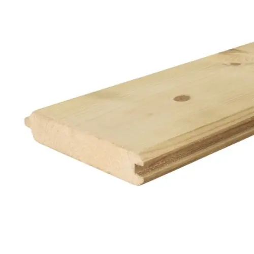 Blokhutprofiel vuren geïmpregneerd 2,8 x 14,5 cm Express Levering