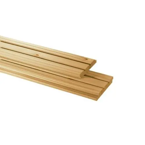 Vuren geschaafd triple profiel 2,2 x 14 cm groen geïmpregneerd Weekendaanbieding