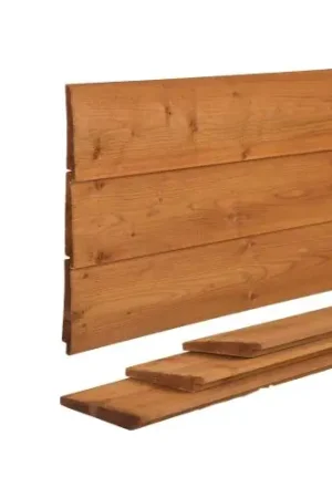 Zweeds rabat vuren bruin geïmpregneerd 1,6-1,9 x 14,5 cm Must-Have