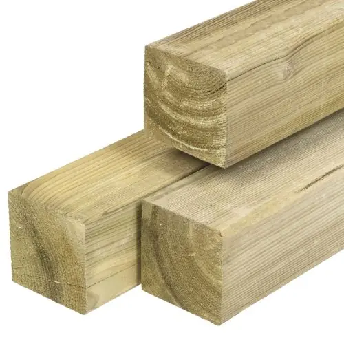 Betaalbaar Tuinpaal geïmpregneerd grenen 12 x 12 cm