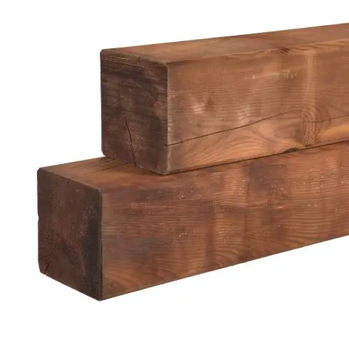 Tuinpaal grenen bruin geïmpregneerd 14,5 x 14,5 cm Actieprijs