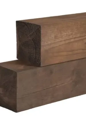 Weidepaal grenen fijnbezaagd Dura² 15x15 cm Beperkte Voorraad