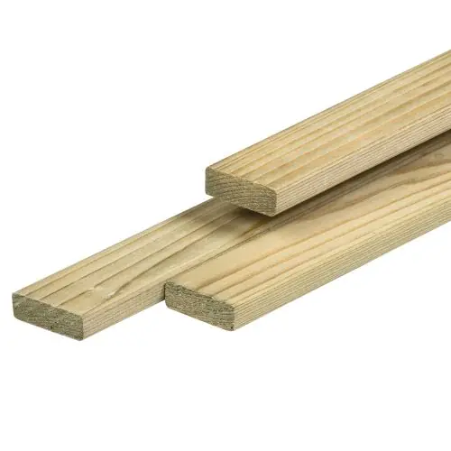 Stachetteregel vuren geïmpregneerd 1,9 x 4,5 cm Op = Op