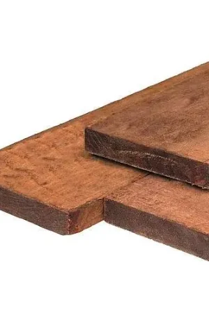 Weekendaanbieding Hardhouten kantplank Angelim Vermelho fijnbezaagd 2 x 20 cm