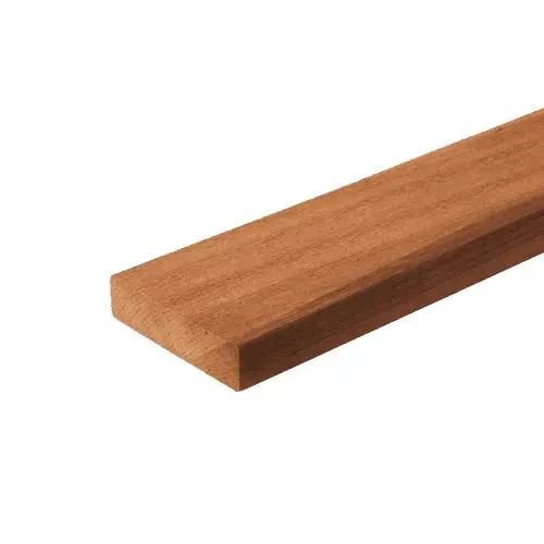 Hardhouten schuttingplank Bankirai glad geschaafd 1,9 x 9 cm Lage Prijs