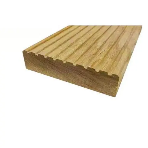 Brugdekdelen hardhout azobé geschaafd 4,5 x 19 cm Finale Uitverkoop