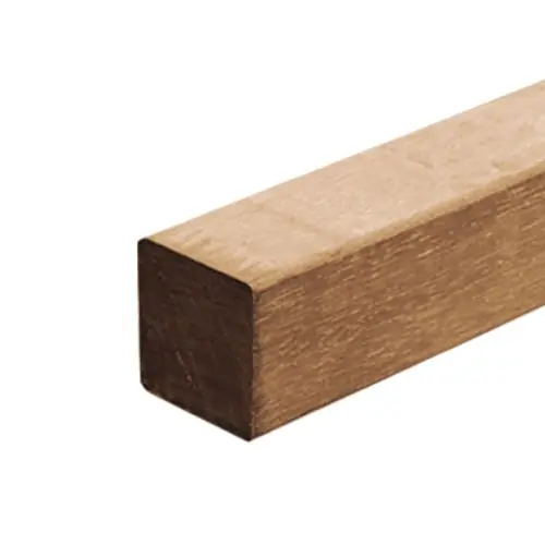 Laatste Versie Azobé tuinpaal glad geschaafd 6,5 x 6,5 cm