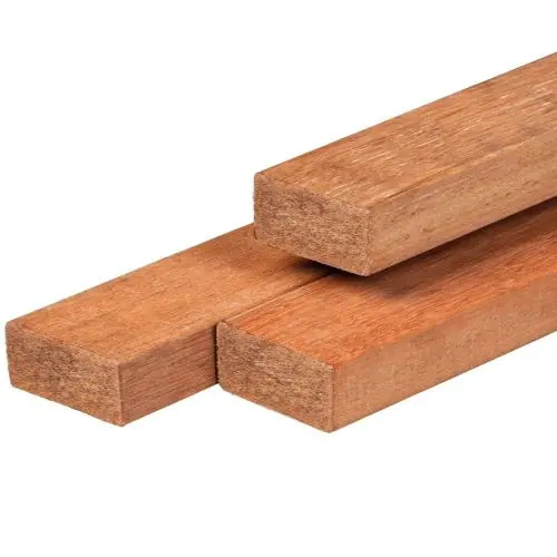 Ligger hardhout geschaafd 4,4 x 8,8 cm Gecertificeerd