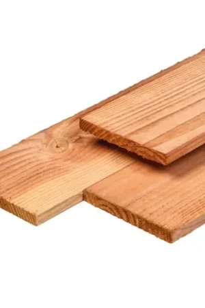 Actieprijs Tuinplank douglas bezaagd 1,6 x 14 cm