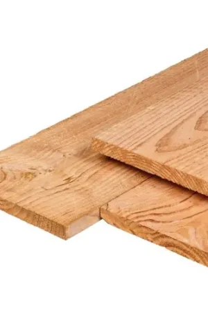 Aanbieding Tuinplank douglas bezaagd 2,2 x 20 cm