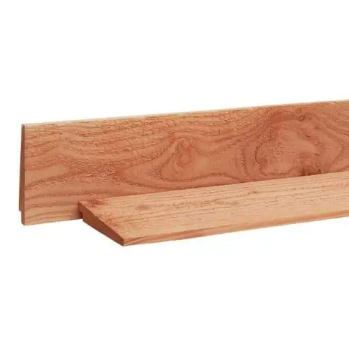 Flitsaanbieding Douglas zweeds rabat 1 zijde geschaafd 1 zijde fijnbezaagd 1,0-2,1 x 16,5 cm